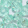 Faceted Rondelle Beads - Faceted Spacer Beads - Seamist (green Aqua) - Rondelle Spacer Beads