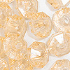Faceted Rondelle Beads - Faceted Spacer Beads - Champagne - Rondelle Spacer Beads