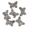 Metal Spacer Beads - Butterfly - Antique Silver - 