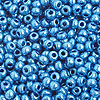 Glass Seed Beads - Metallic Blue - E Beads - Small Beads