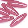 Spaghetti Beads - Dusty Rose Op - Plastic Spaghetti Beads - Rice Beads - 