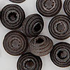 Wooden Beads - Black - Wooden Spacer Beads
