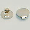 Round Bolo Slide - Nickel (silvertone) - Bolo Making Supplies - Bolo Supplies