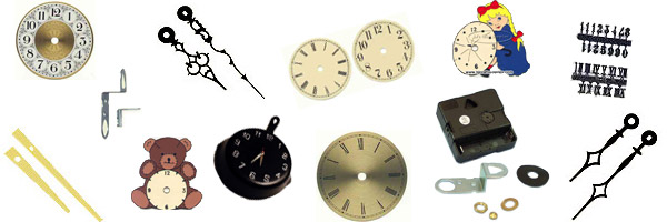 Clock Parts and Supplies Menu