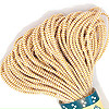 Darice Metallic Cord - 2mm Cord - White / Gold - Metallic Cording - Gold Cording - Plastic Canvas Cord