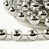 Silver Bead Garland - Beaded Garland - Pearl Garland