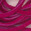 Suede Cord - Suede Lace - Fuchsia - Necklace Cord - Suede String - Flat Leather String