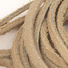 Suede Cord - Suede Lace - Beige - Necklace Cord - Suede String - Flat Leather String