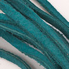 Suede Cord - Suede Lace - Suede String - Teal - Bolo Tie Cord - Flat Leather Cord - Suede Necklace Cord