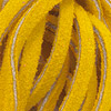Suede Cord - Suede Lace - Yellow - Necklace Cord - Suede String - Flat Leather String