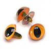 Cat Safety Eyes with Metal Washer - Plastic Cat Eyes - Yellow - Safety Eyes for Stuffed Animals - Replacement Eyes for Stuffed Animals - Safety Eyes for Toys - Shank Back Eyes