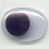 Oval Wiggle Eyes - Black - Oval Googly Eyes