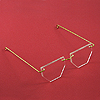 Doll Glasses with Half Hexagon Lens - Doll Glasses - Doll Accessories