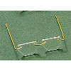 Doll Glasses Round w/ Acrylic Lens - Doll Glasses - Doll Eyeglasses - Santa Glasses - Miniature Glasses