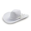 Mini Cowboy Hats - White - Cowboy Hat - Miniature Cowboy Hat - Mini White Cowboy Hat