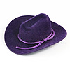 Miniature Cowboy Hats - Royal Purple - Cowboy Hat - Mini Western Hat - Mini Cowboy Hat