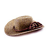 Mini Cowboy Hats - Cowboy Brown - Cowboy Hat - Miniature Cowboy Hat - Mini Brown Cowboy Hat