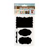 Peel and Stick Chalkboard Labels - Assorted Shapes - Chalkboard Papers - Chalkboard Labels - Peel and Stick -
