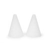 STYROFOAM Cones - White - Craft Cones - Styrofoam Cones -