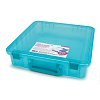 Plastic Organizer Box with Handle - Teal - Bead Organizer - Bead Organizers -