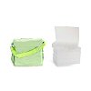 Fabric Storage Bag with 5 Bead Organizers - Green - Fabric Storage Bag -