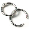 Binding Rings - Loose Leaf Rings - Metal Book Rings - Silvertone - Binder Rings - Metal Binder Rings - Book Binding Rings