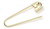 Coiless Safety Pins - Gold - Coilless Safety Pins - Size 1 -