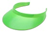 Neon Colored Plastic Sun Visors - Neon Green - Plastic Visors