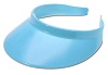 Plastic Sun Visors - Light Blue (slightly Turquoise Shade) - Plastic Visors