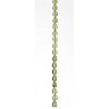 Leaf Shape Glass Bead Strand - Olive - Leaf Bead