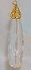 Acrylic Faceted Teardrop Beads w/Filigree - Crystal (clear) - 