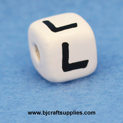 Ceramic Alpha Beads - L