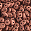 SuperDuo Beads - Twin Beads - Matte Metallic Copper - Super Duo - Two Hole Beads - 2 Hole Beads - Duo Beads - Super Duo Beads