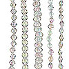 Glass AB Beads - Clear Ab - AB Pearl Beads - Round Beads - Glass Beads