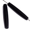 Black Horn Beads - Black Bone Hairpipe Beads