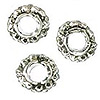Metal Spacer Beads - Antique Silver - -