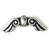 Metal Beads - Wing Beads - Bright Antique Silver - Metal Beads - Wing Beads for Fairies - Angel Wing Beads