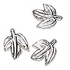 Metal Leaf Beads - Fall Leaf Beads