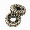 Corrugated Ring - Antique Silver Wash - Corrugated Bead - Corrugated Spacer Bead -