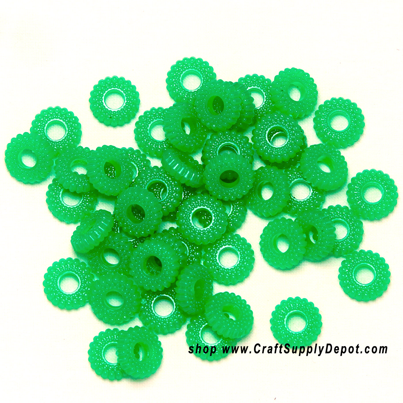 Corrugated Beads - Flat Beads