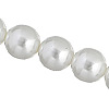 Czech Glass Pearls - White - White Pearls - Glass Pearls