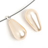 Preciosa Pearl Teardrop - Cream - Pearl Teardrop Beads - Pearl Drop Beads - Preciosa Crystal Pearl -