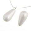 Preciosa Pearl Teardrop - White - Pearl Teardrop Beads - Pearl Drop Beads - Preciosa Crystal Pearl -