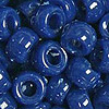 Pony Beads - Opaque - True Blue - Craft Beads - Hair beads - Plastic Beads - Plastic Pony Beads - Opaque Pony Beads -