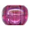 Transparent Pony Beads - Dusty Rose - Craft Beads - Hair beads - Plastic Beads - Plastic Pony Beads - Transparent Pony Beads