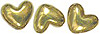 Pony Heart Beads - Lt Gold - Pony Heart Beads - Pony Hearts - Pony Bead Hearts -