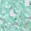 Faceted Rondelle Beads - Faceted Spacer Beads - Seamist (green Aqua) - Rondelle Spacer Beads -