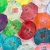 Faceted Rondelle Beads - Faceted Spacer Beads - Assorted - Rondelle Spacer Beads -