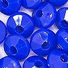 Faceted Rondelle Beads - Faceted Spacer Beads - Royal Blue - Rondelle Spacer Beads -