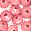 Faceted Rondelle Beads - Faceted Spacer Beads - Dusty Rose - Rondelle Spacer Beads -